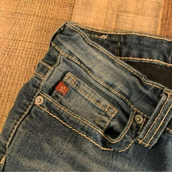 Big Star womens size 26R Low Rise Denim boot cut jeans - Picture 9 of 12